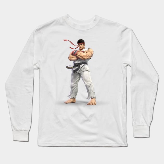 Ryu Long Sleeve T-Shirt by BlacIyc